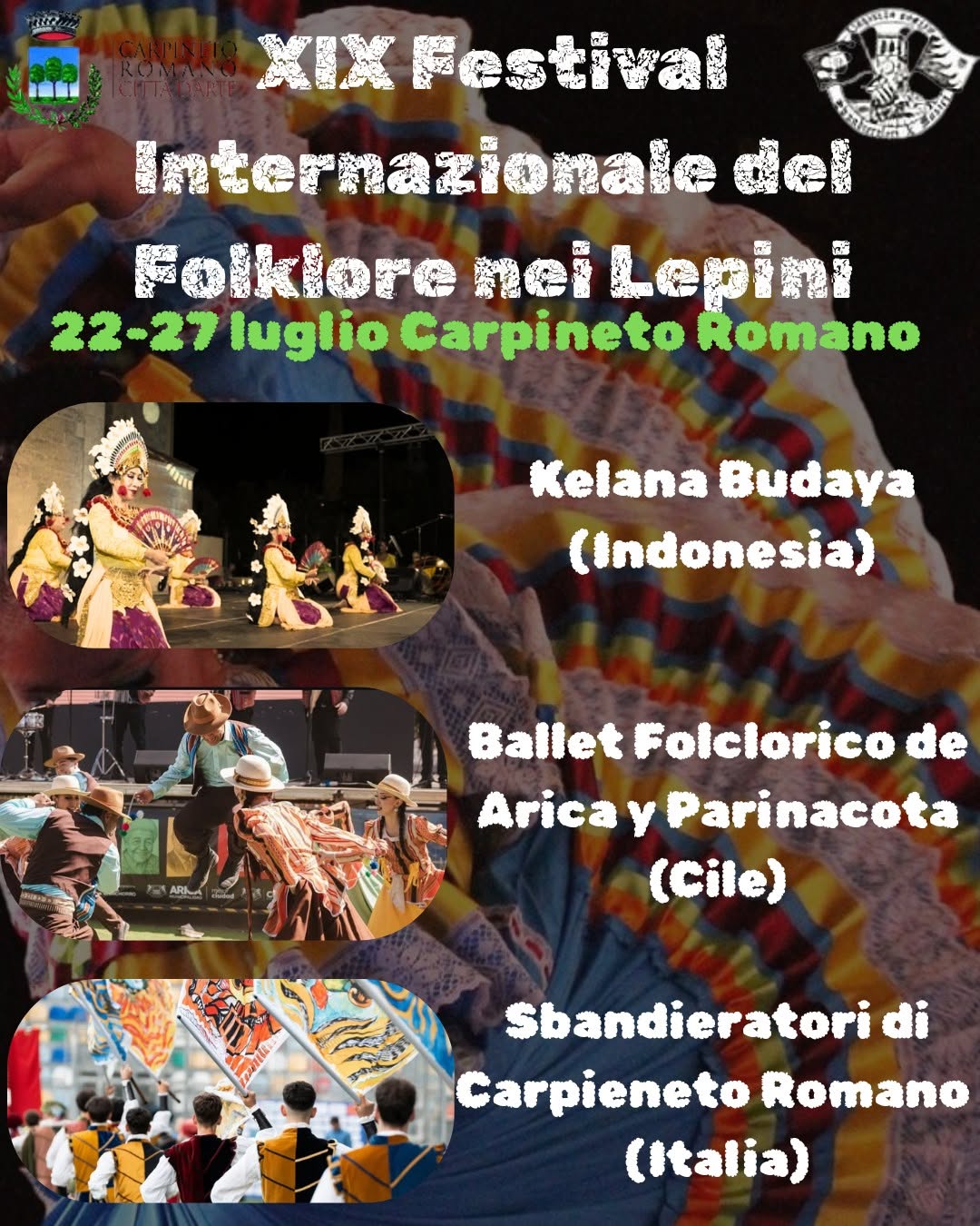 Locandina Festival del Folklore nei Lepini — edizione 2025 (1/2)